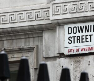 Downing St sign UK Election